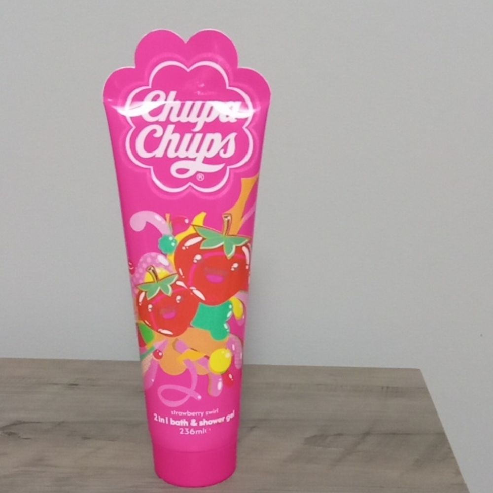 Chupa Chups Strawberry Bath & Shower Gel New